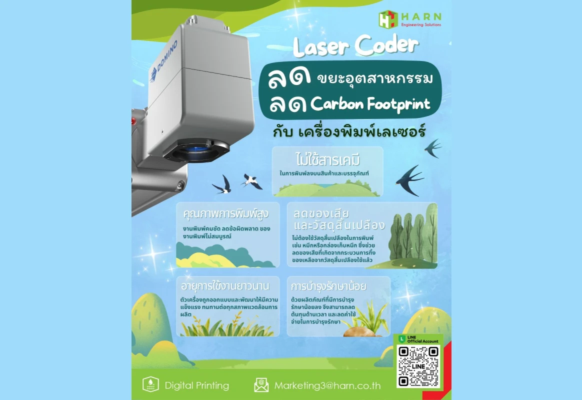 ลด Carbon Footprint ในกระบวนการผลิต กับ เครื่องพิมพ์เลเซอร์