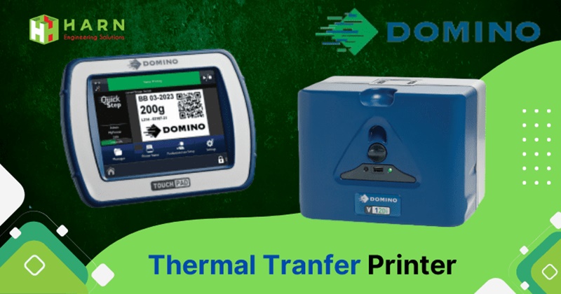 เครื่องพิมพ์ระบบ Thermal Transfer เทคโนโลยีสะอาด คุณภาพคมชัด จาก Domino
