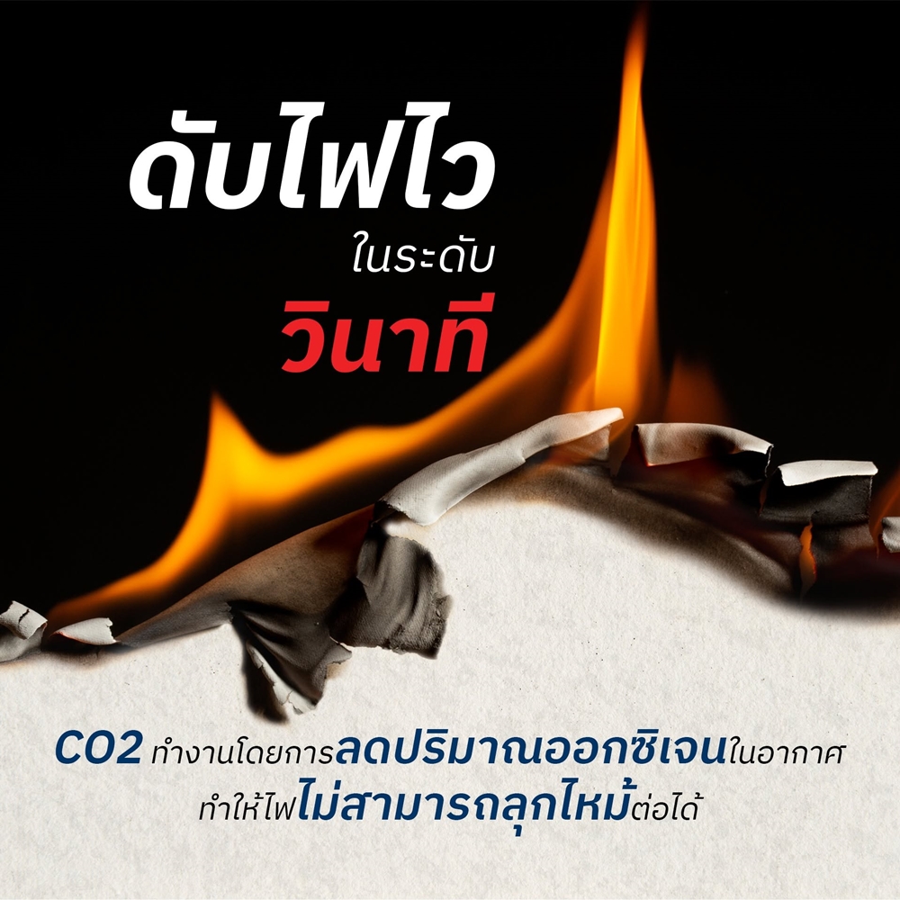 ติดตั้งระบบดับเพลิง CO2 ในห้องควบคุมไฟฟ้า