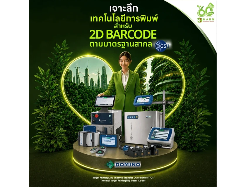 HARN พาส่องเทคโนโลยีการพิมพ์บาร์โค้ด 2D BARCODE
