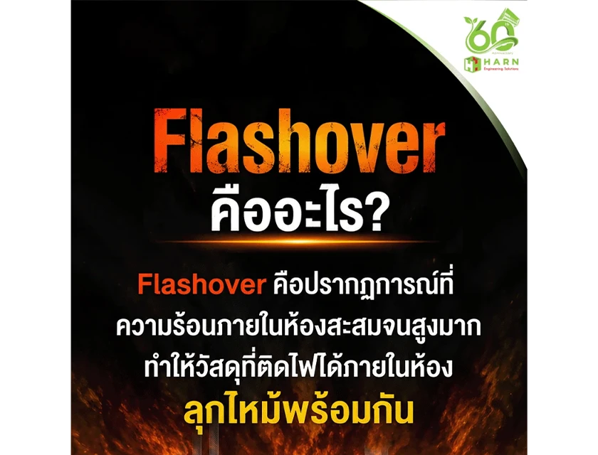 Flashover เกิดขึ้นได้อย่างไร? จุดเริ่มต้นอาจมาจาก "วัสดุที่เลือกใช้"